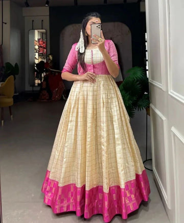 Beautiful Designer Kids Wear Georgette Gown