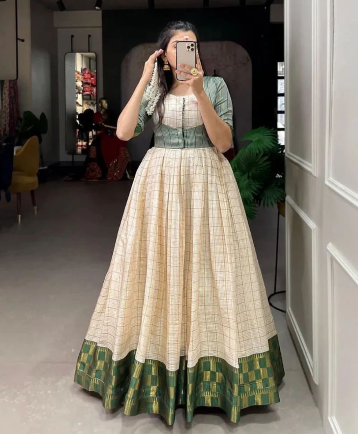 Beautiful Designer Kids Wear Georgette Gown