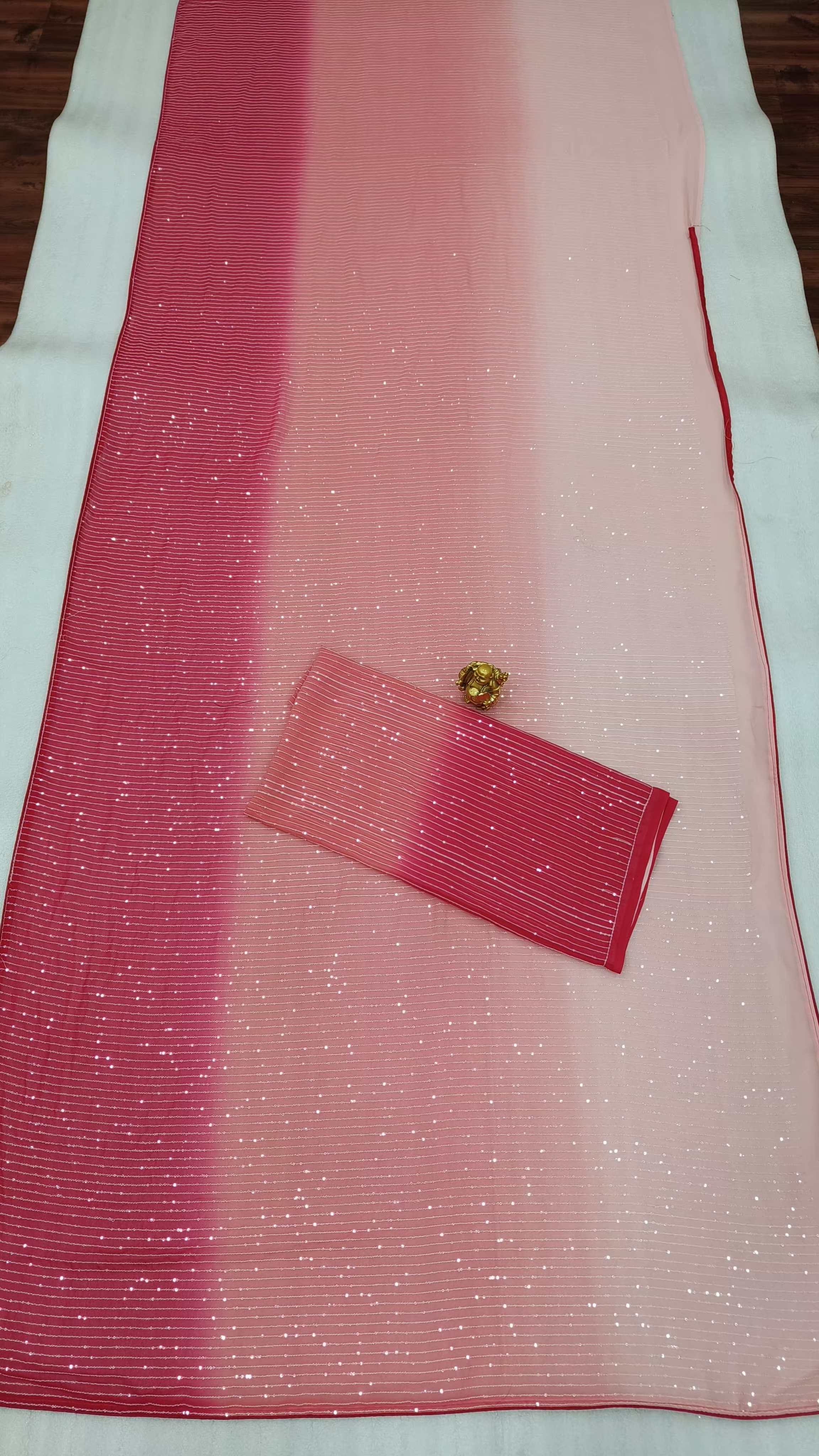 Beautiful Designer Georgette Sequanc Saree Design 3399