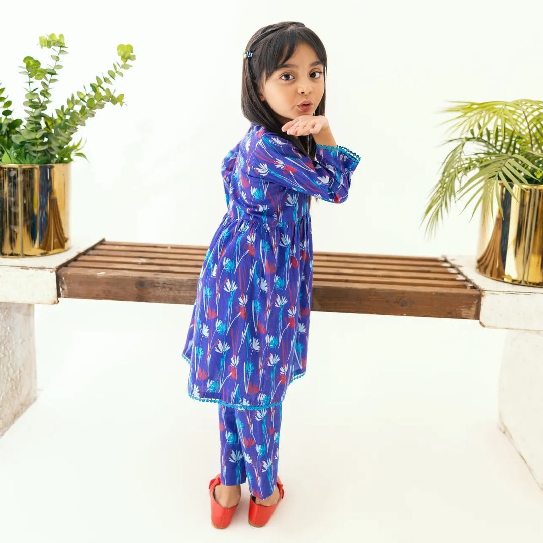 Beautiful Designer Kids Baby Girls Printed Dresses