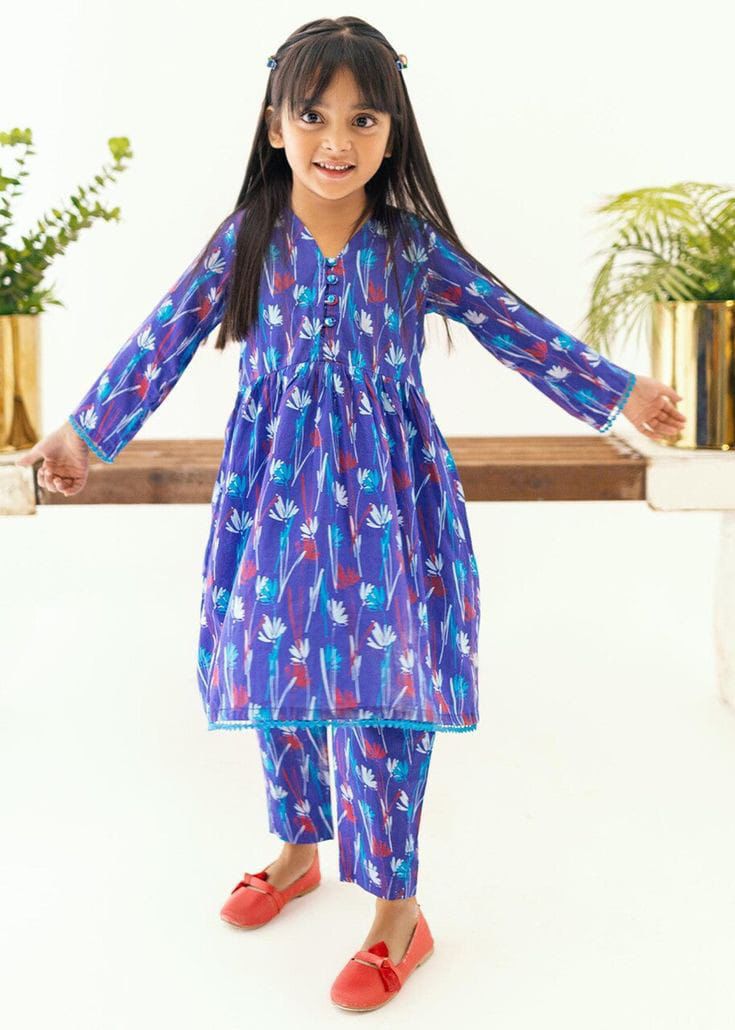 Beautiful Designer Kids Baby Girls Printed Dresses