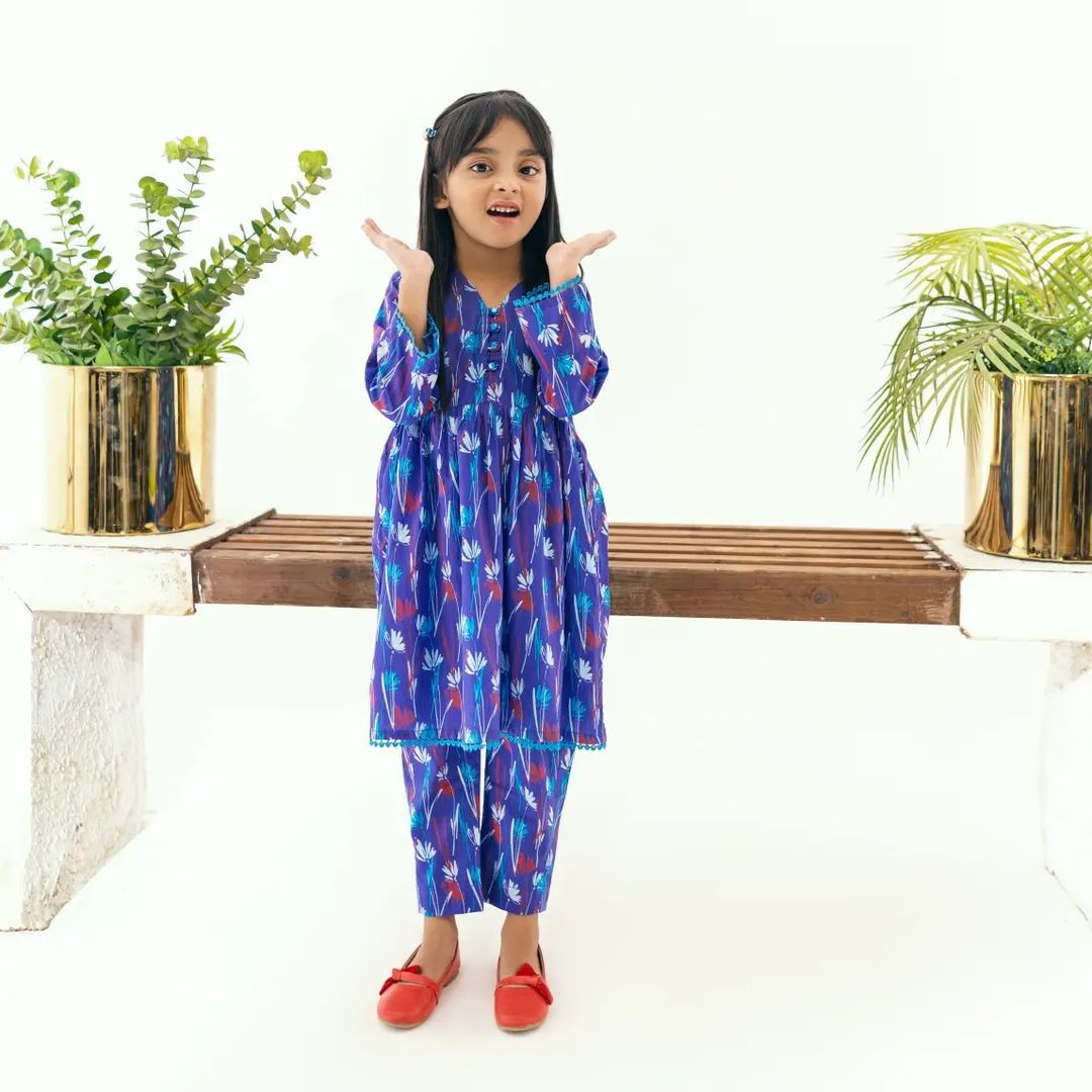 Beautiful Designer Kids Baby Girls Printed Dresses