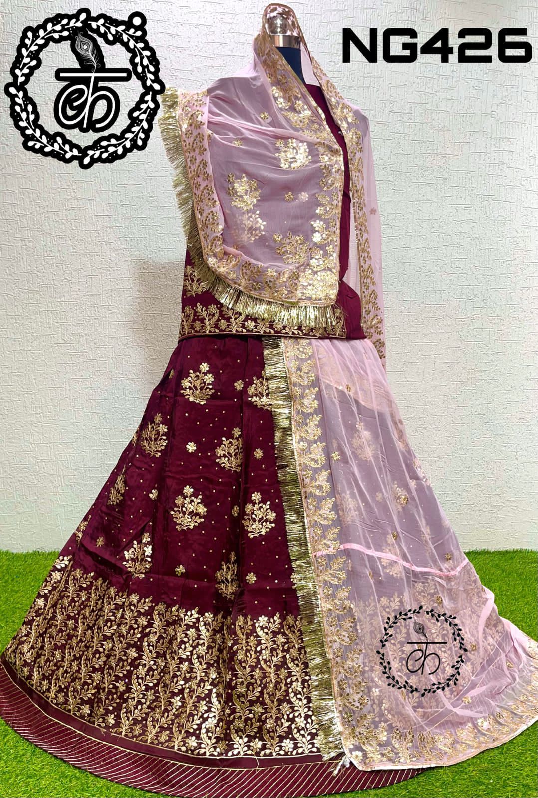 Beautiful Rajasthani Traditional Upada Silk Rajputi Poshak