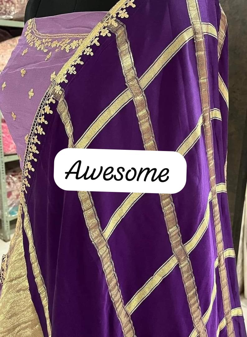 Rajasthani Traditional Tissue Silk Lehenga With Gajji Silk Dupptta