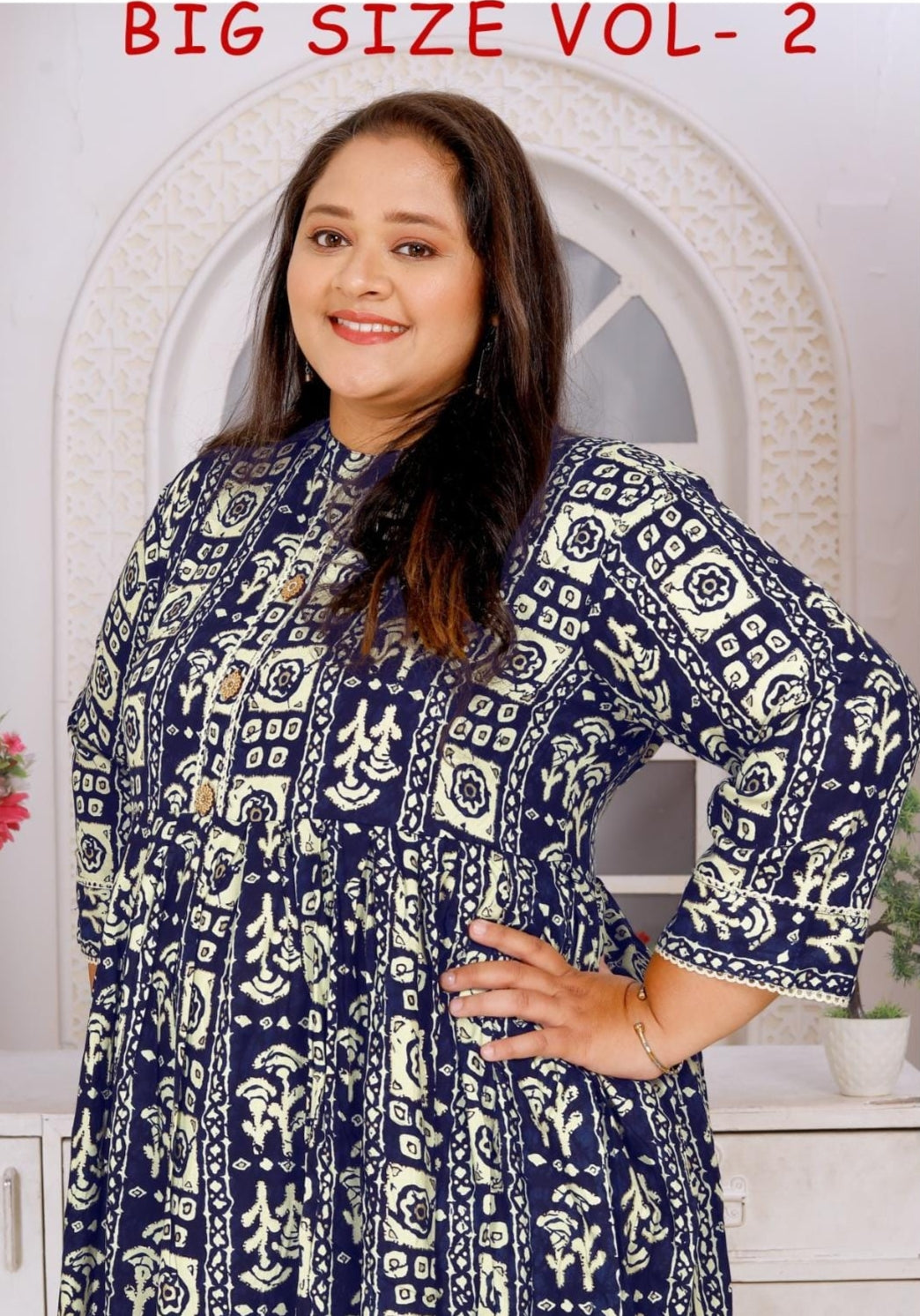 Beautiful Designer Women's Plus Size Riyon Readymade Gown