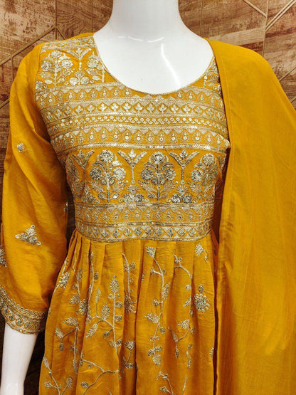 Beautiful Designer Party Wear Patiyala Readymade Salwar Suit