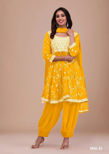 Beautiful Designer Party Wear Patiyala Readymade Salwar Suit (1295x4)