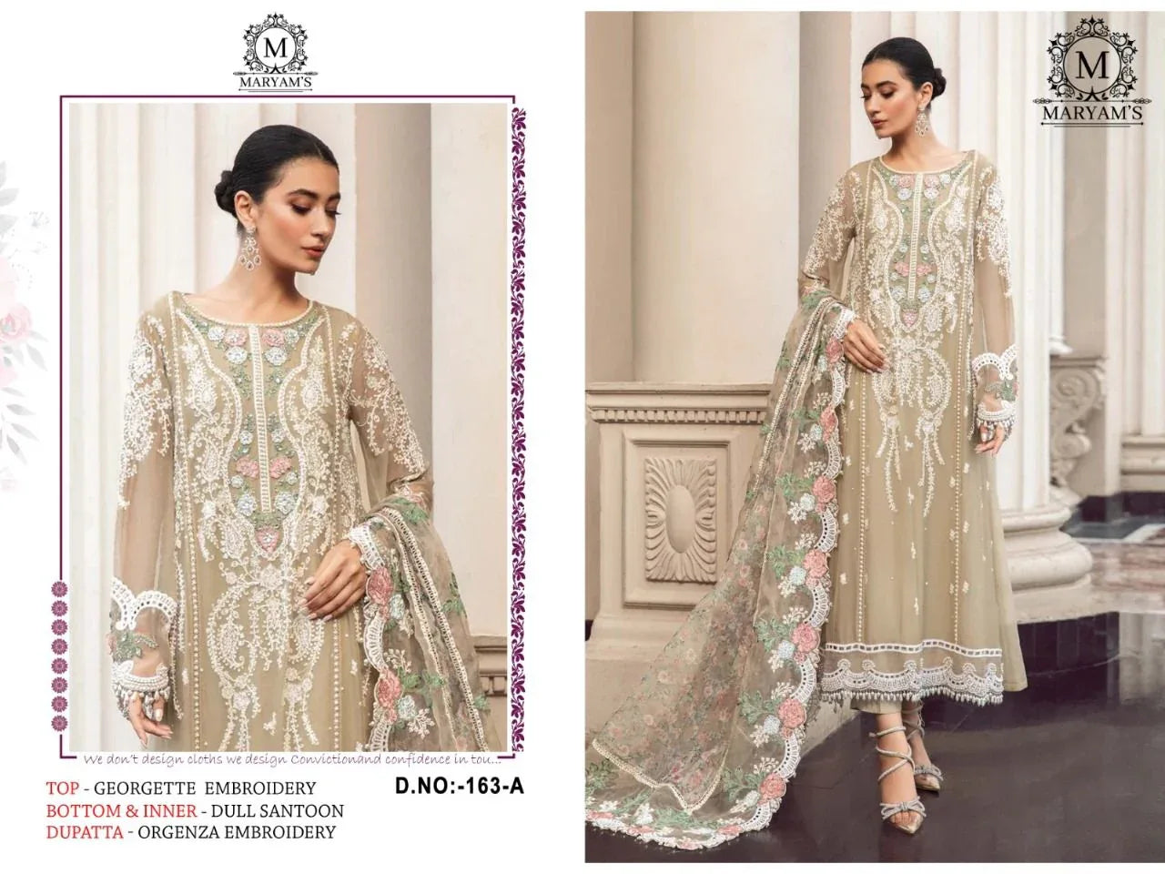 Beautiful Designer Party Wear Maryam’s 163 Salwar Suit