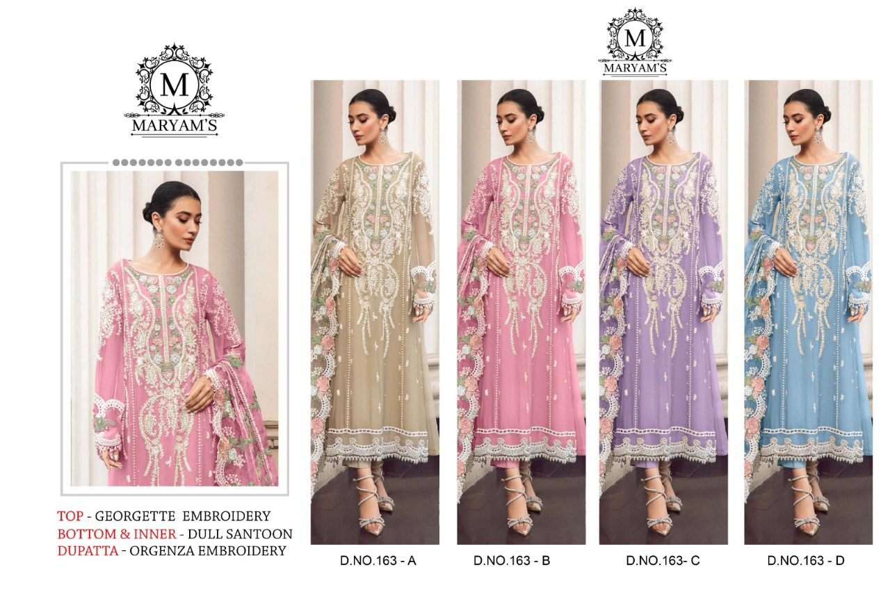 Beautiful Designer Party Wear Maryam’s 163 Salwar Suit (1299x4)
