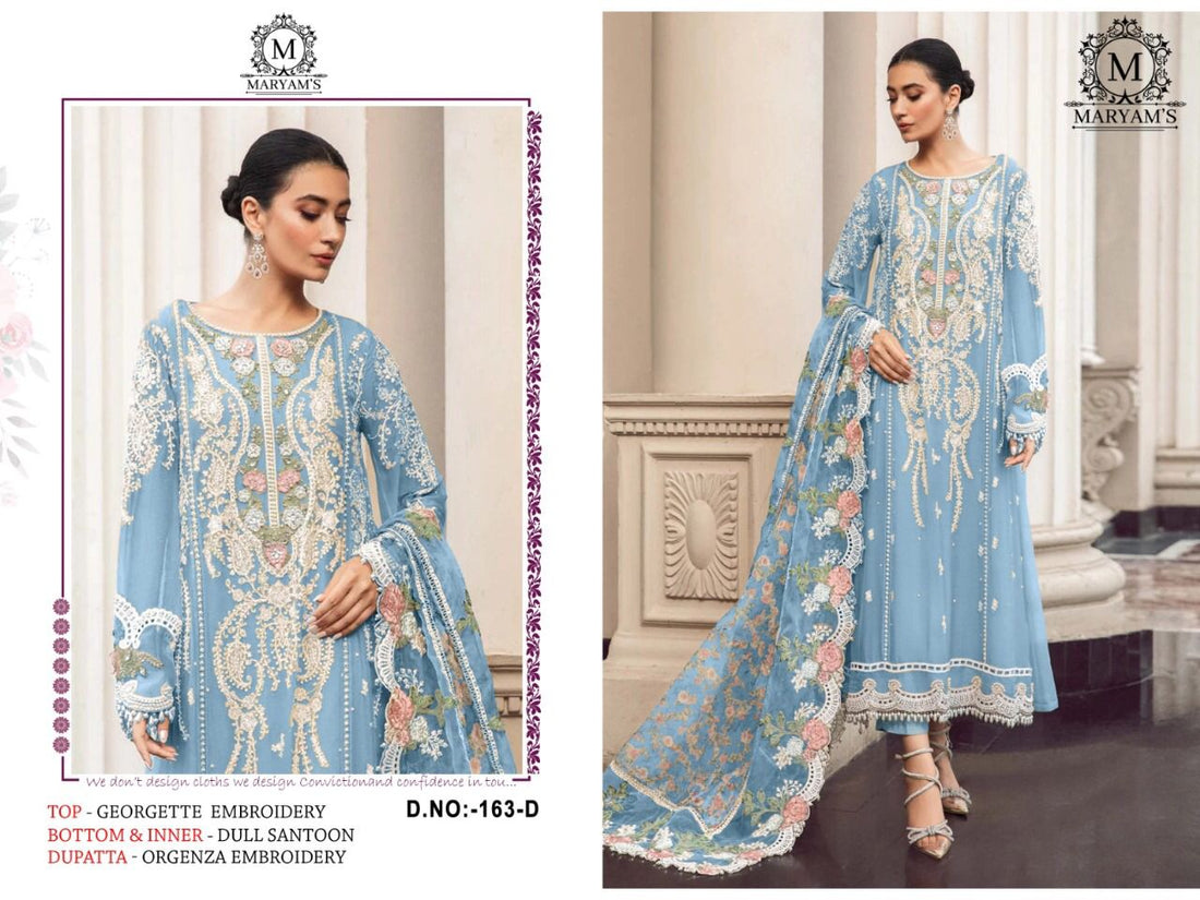 Beautiful Designer Party Wear Maryam’s 163 Salwar Suit (1299x4)