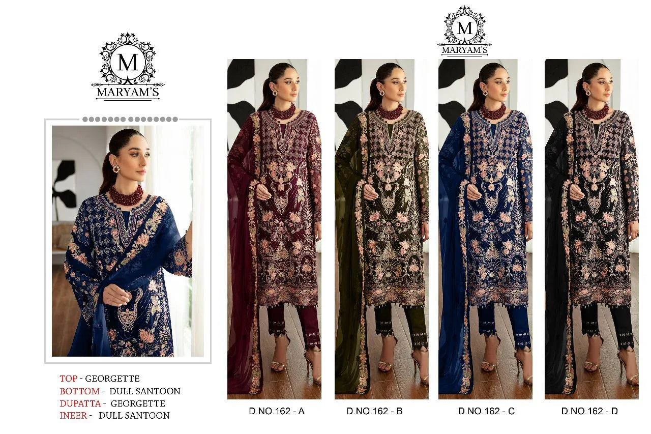 Beautiful Designer Party Wear Maryam’s 162 Salwar Suit (1349x4)
