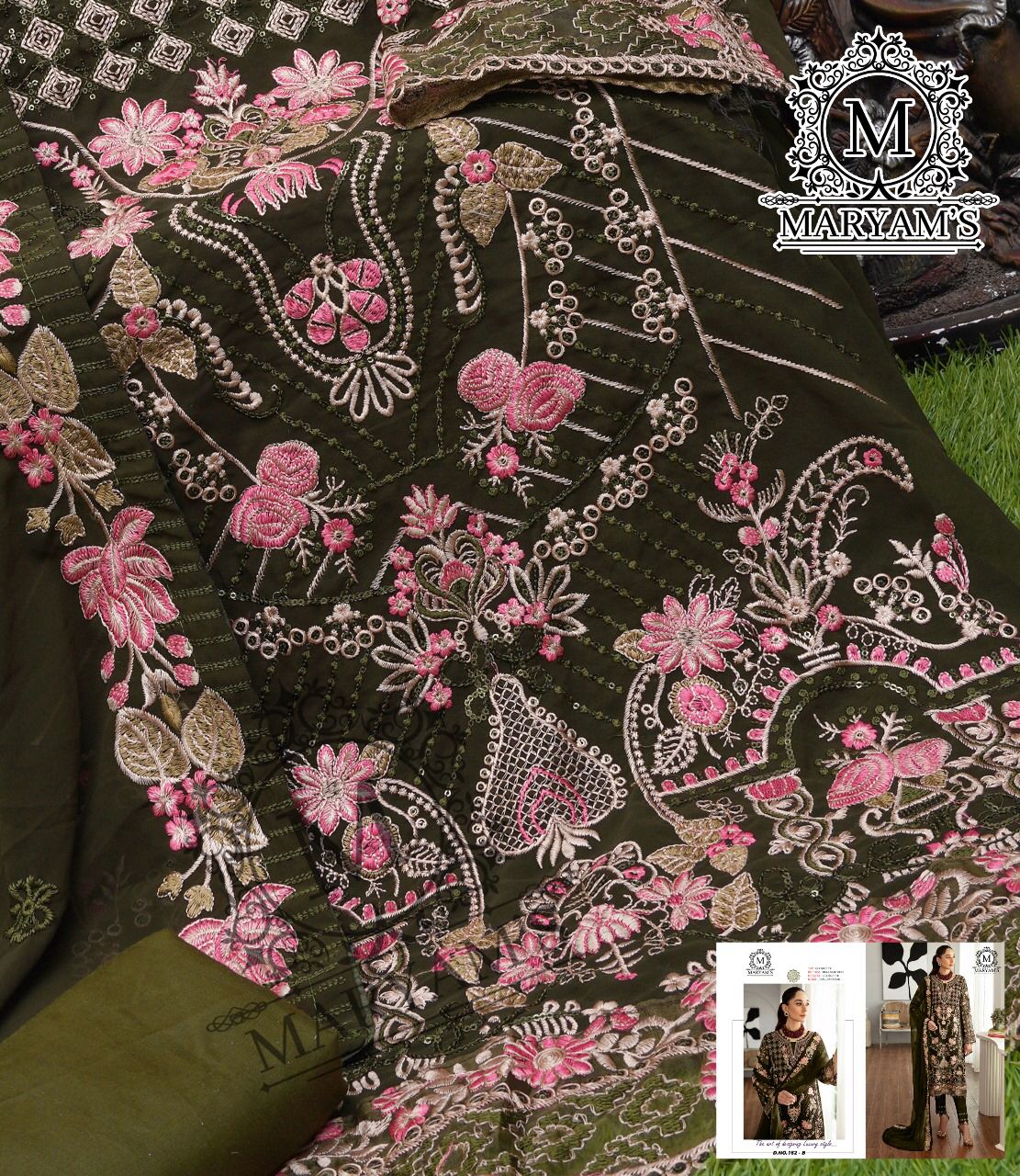 Beautiful Designer Party Wear Maryam’s 162 Salwar Suit (1349x4)
