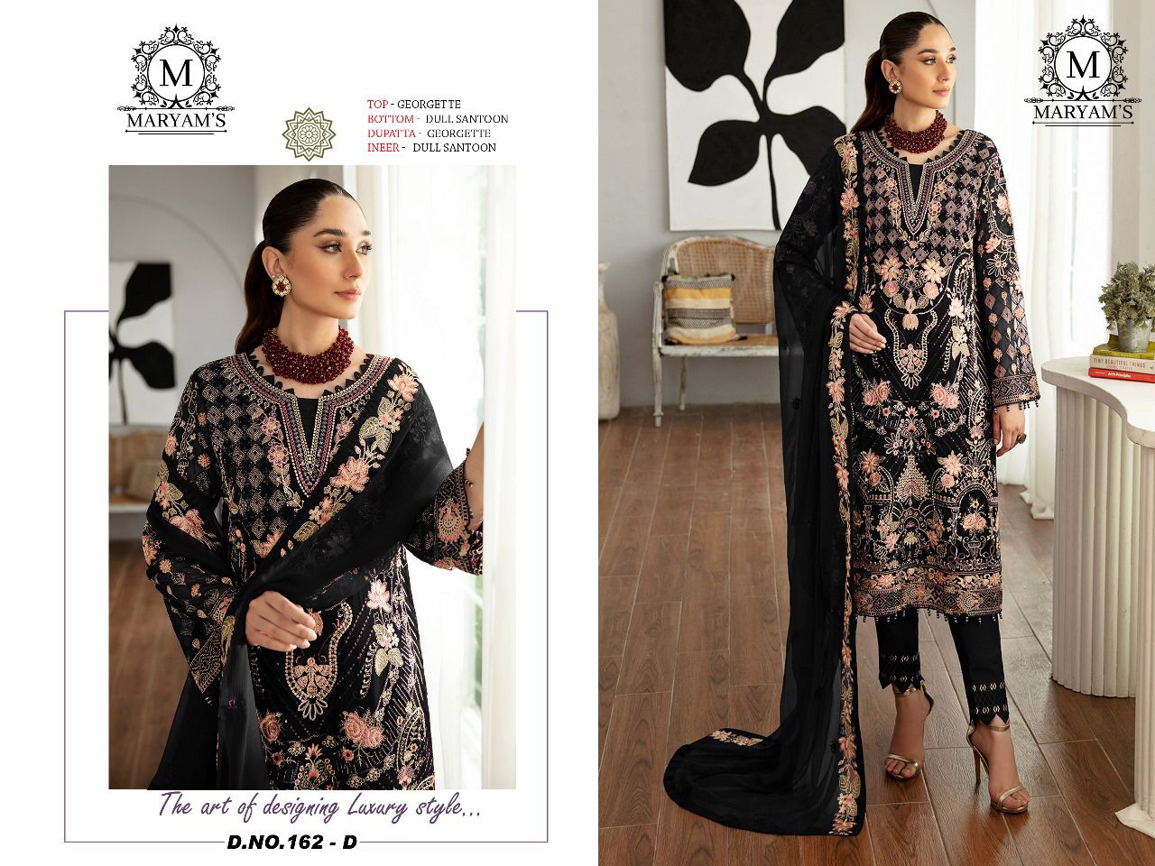 Beautiful Designer Party Wear Maryam’s 162 Salwar Suit (1349x4)