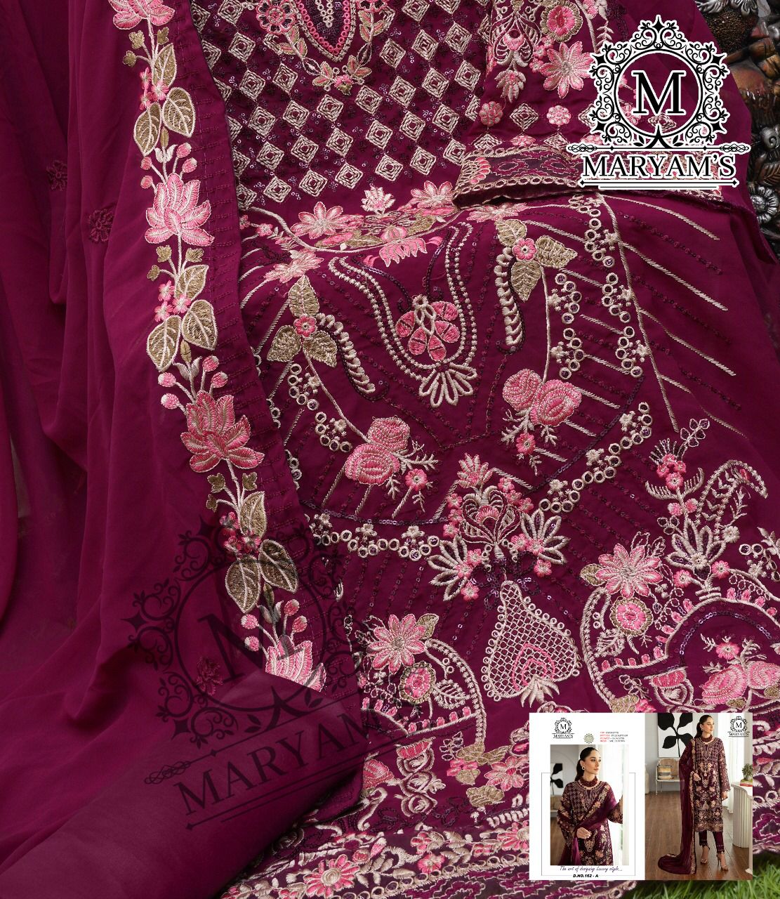 Beautiful Designer Party Wear Maryam’s 162 Salwar Suit