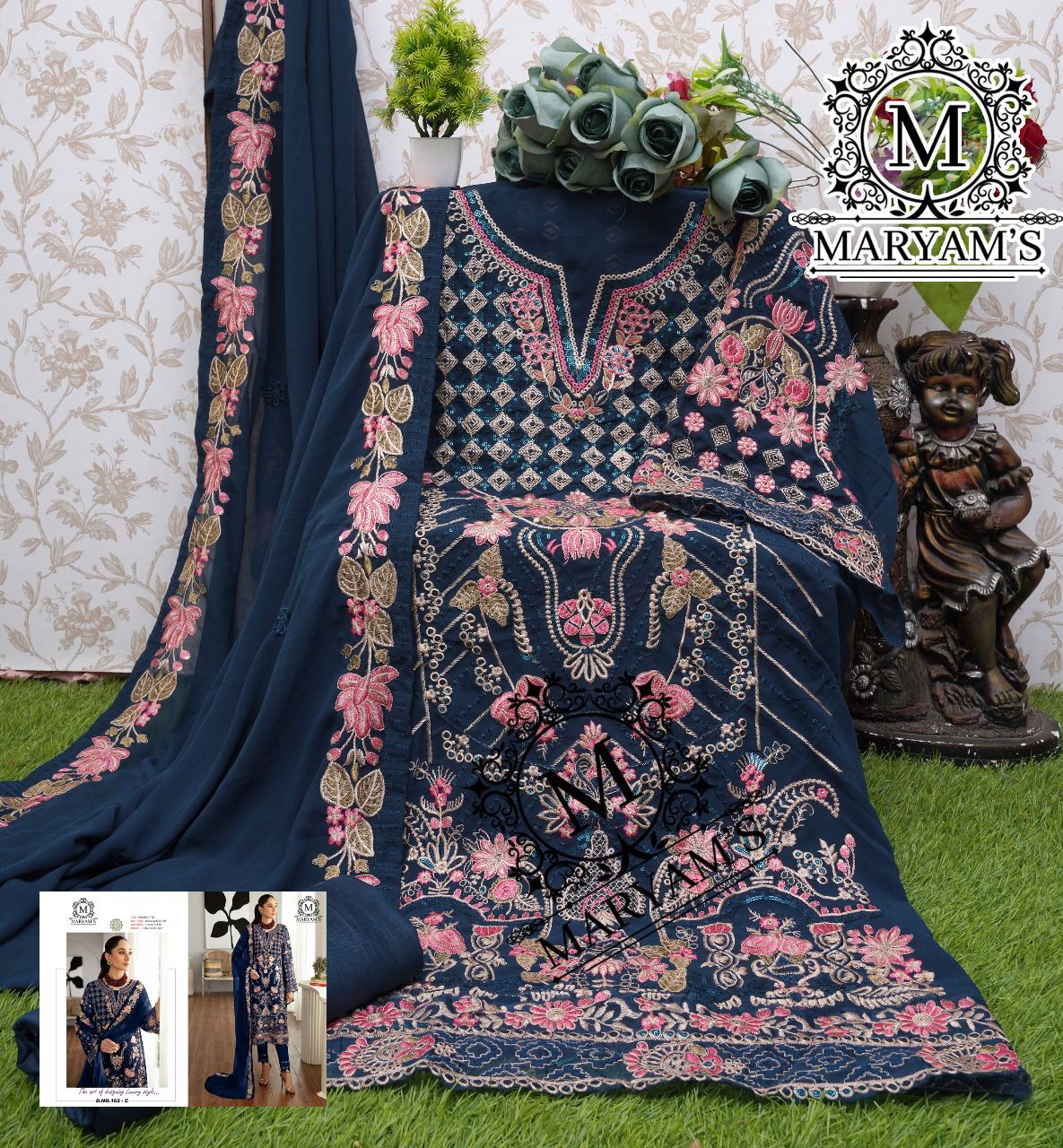 Beautiful Designer Party Wear Maryam’s 162 Salwar Suit