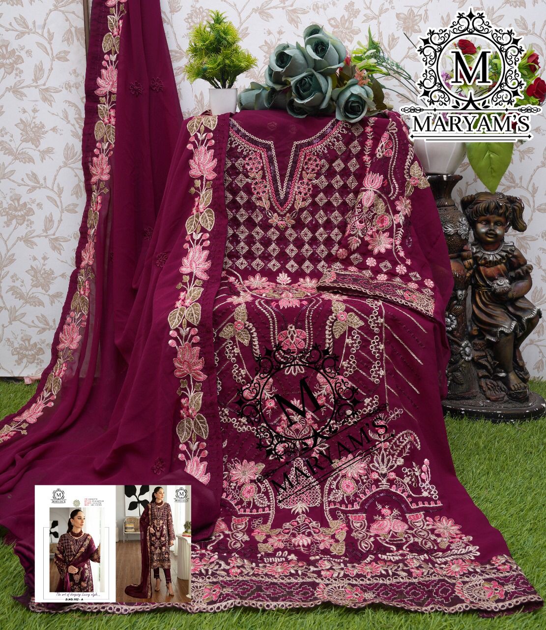 Beautiful Designer Party Wear Maryam’s 162 Salwar Suit