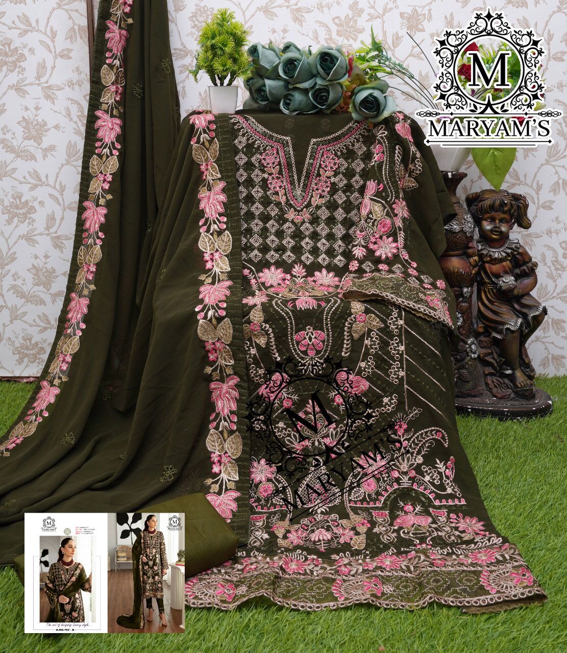 Beautiful Designer Party Wear Maryam’s 162 Salwar Suit