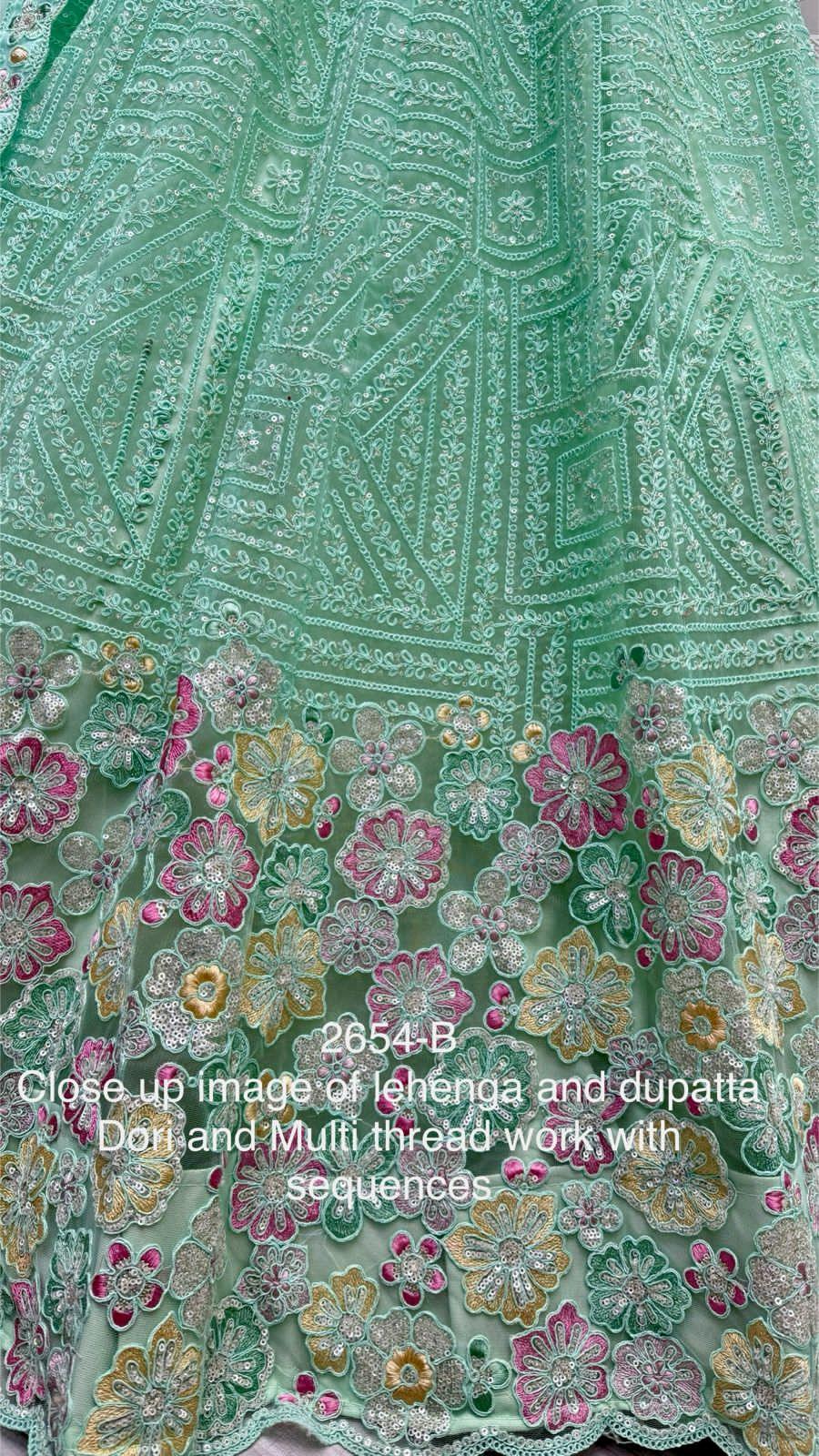 Beautiful Heavy Net Sequence Dimond work Lehenga Choli