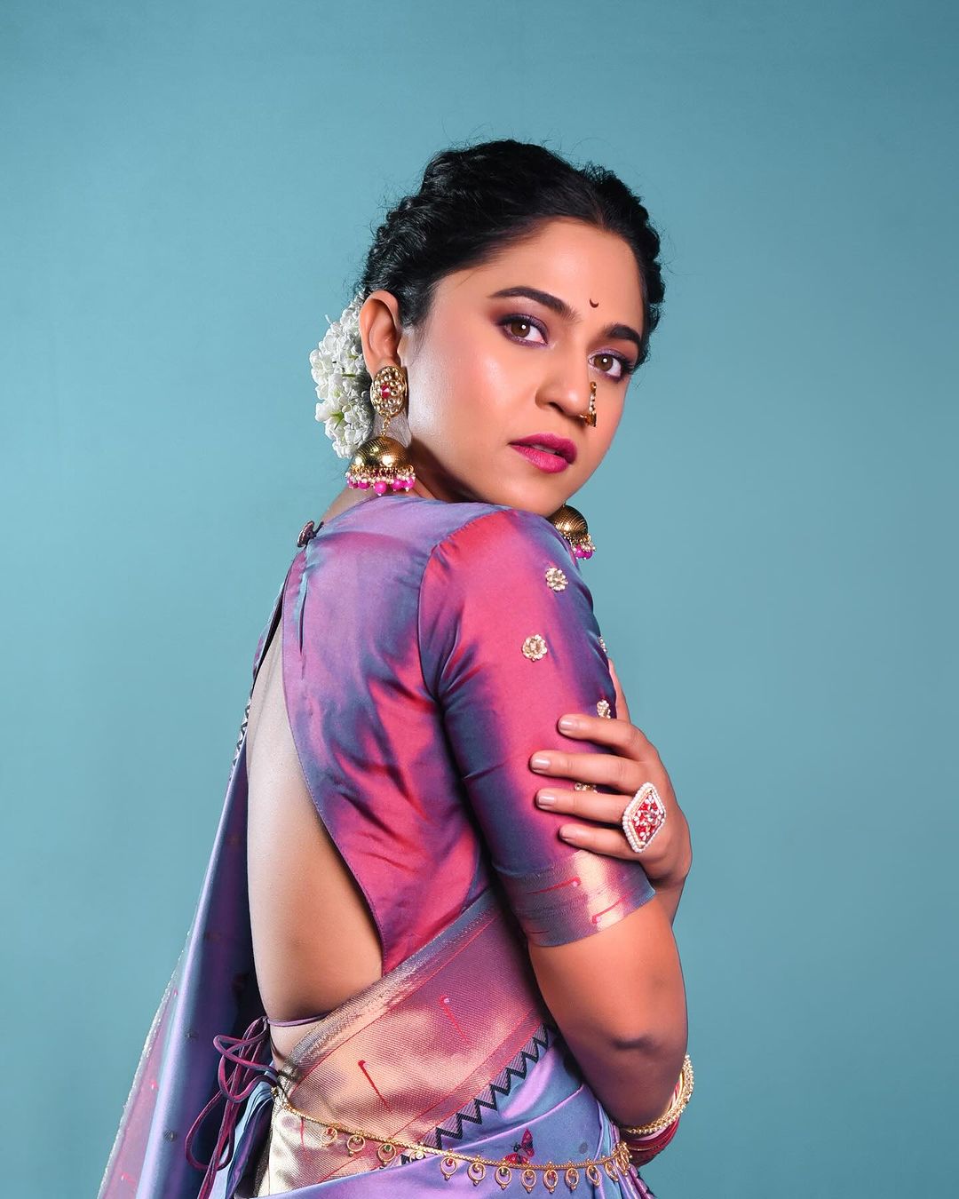 Beautiful Designer Royal Paithani Silk Zari Woven Saree