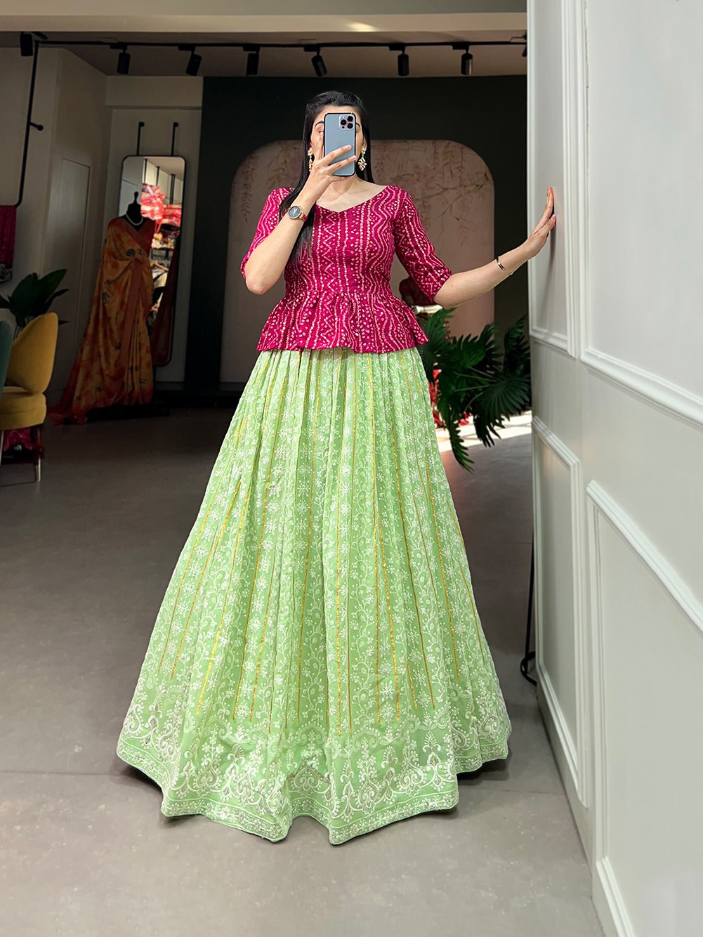 Party Wear Georgette Lehenga Choli