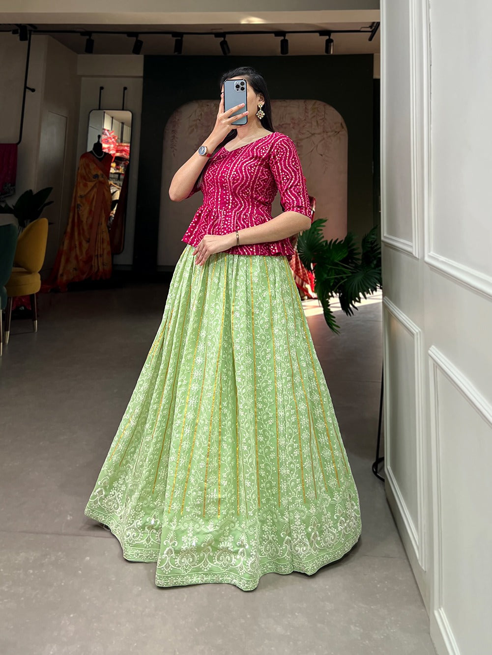 Party Wear Georgette Lehenga Choli