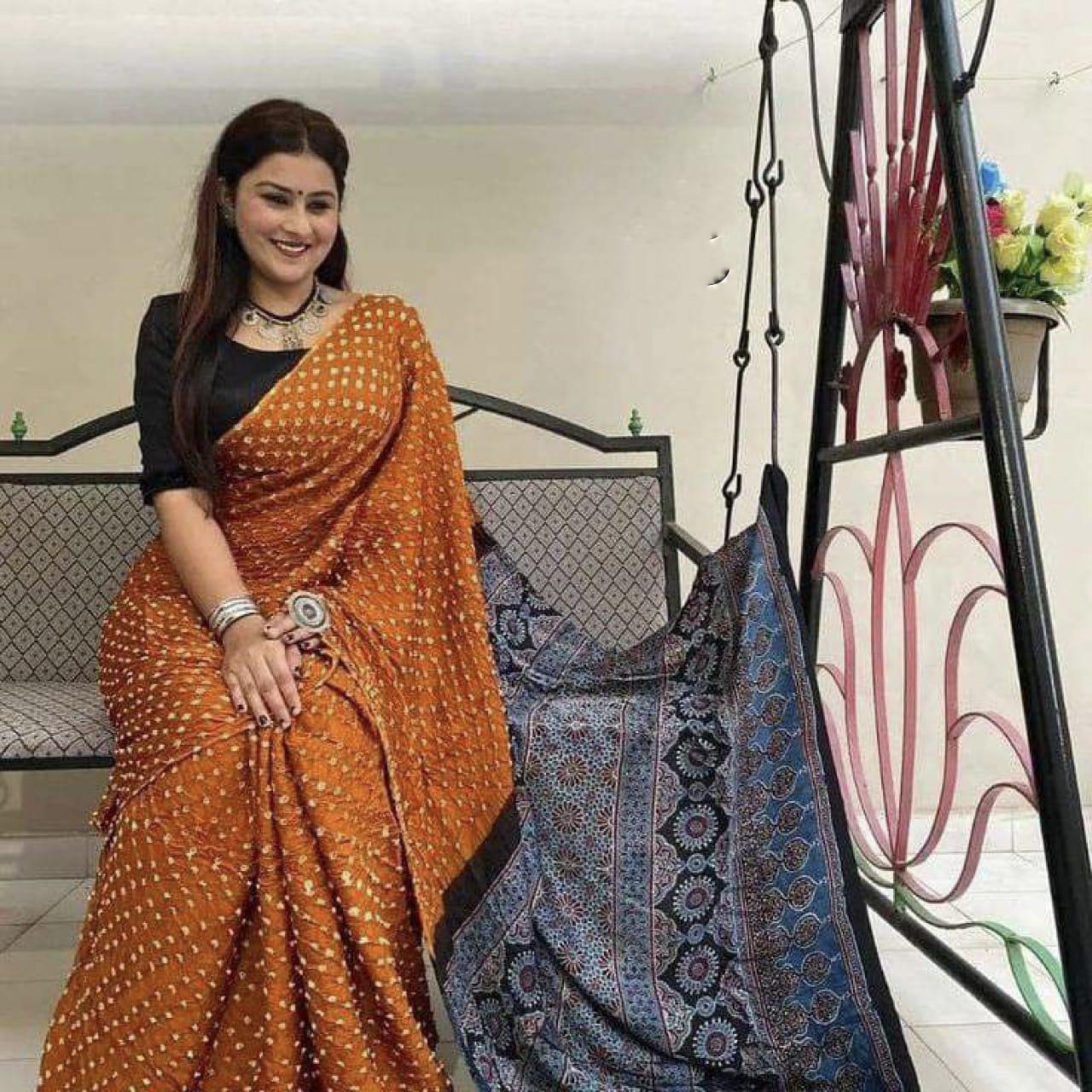 Beautiful Designer Soft Linen Cotton Digital Print Saree