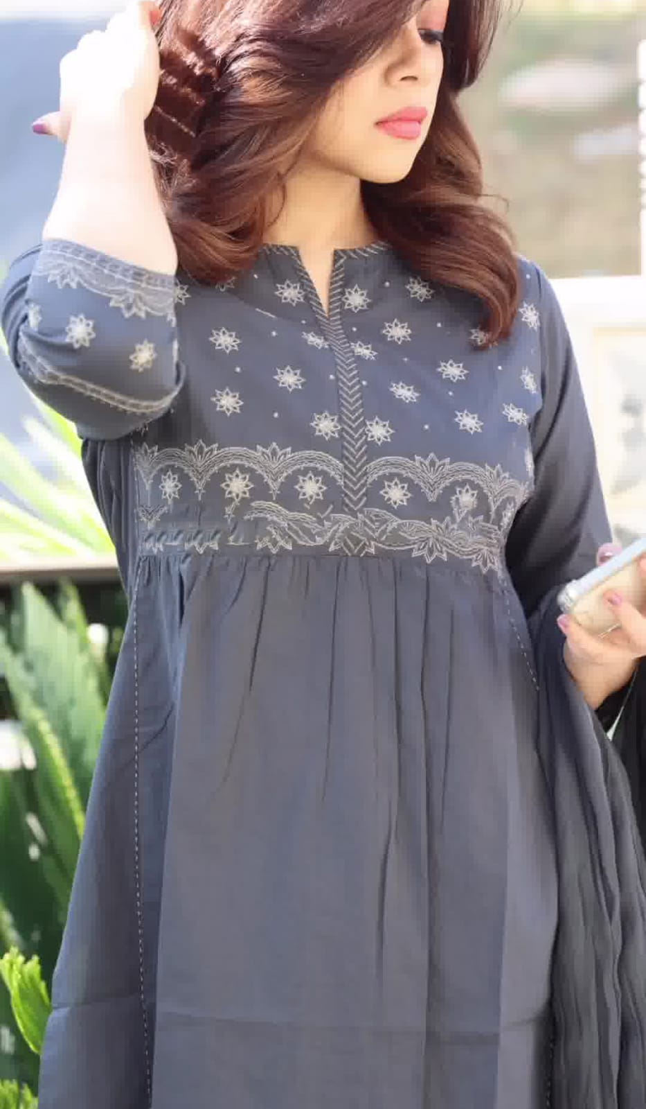 Beautiful Designer Pure Cotton 60 60 Silk Salwar Suit