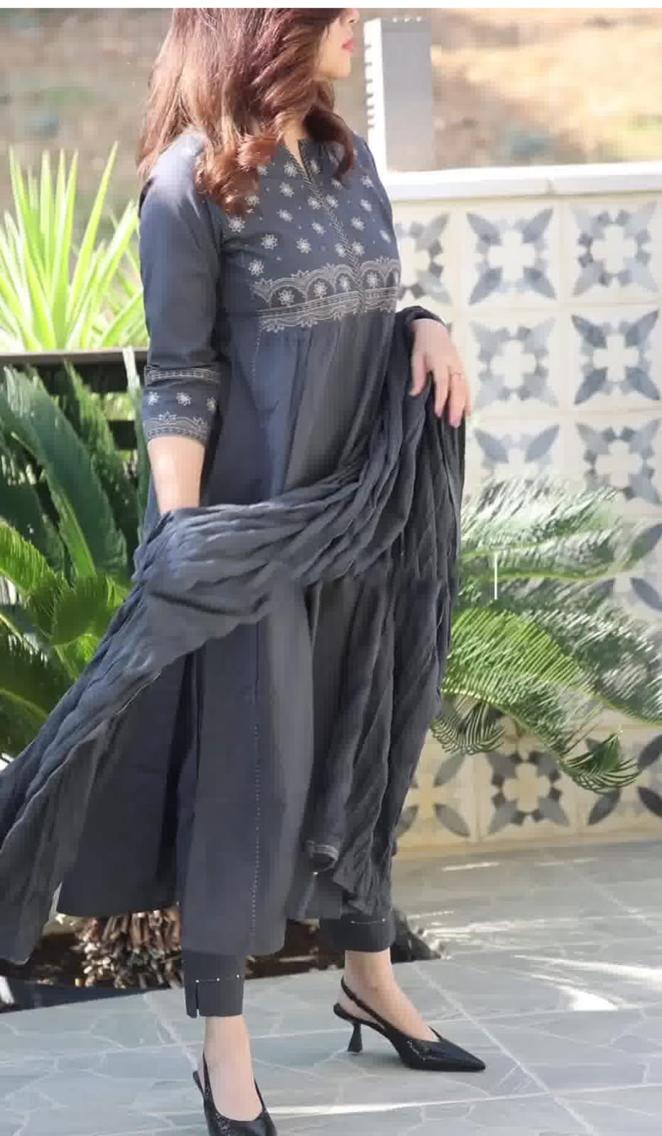 Beautiful Designer Pure Cotton 60 60 Silk Salwar Suit