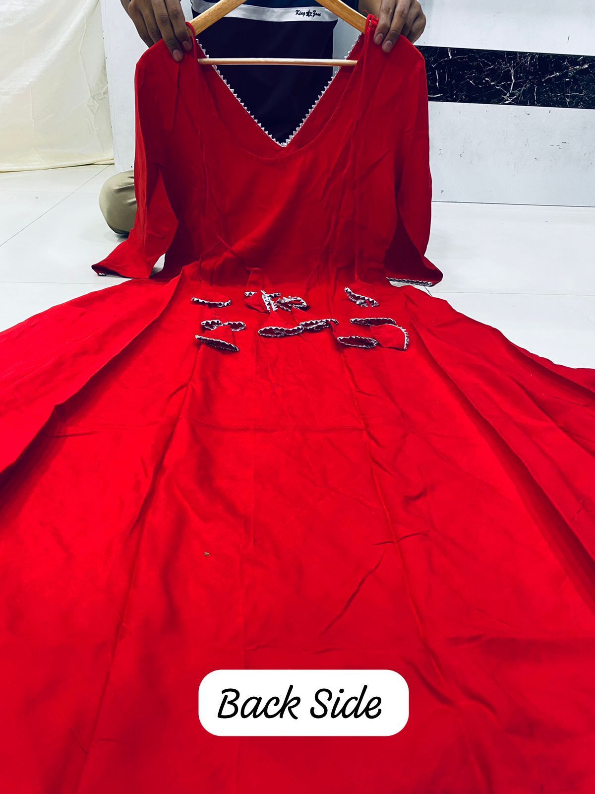 Beautiful Designer Reyon Gwon with Dupatta