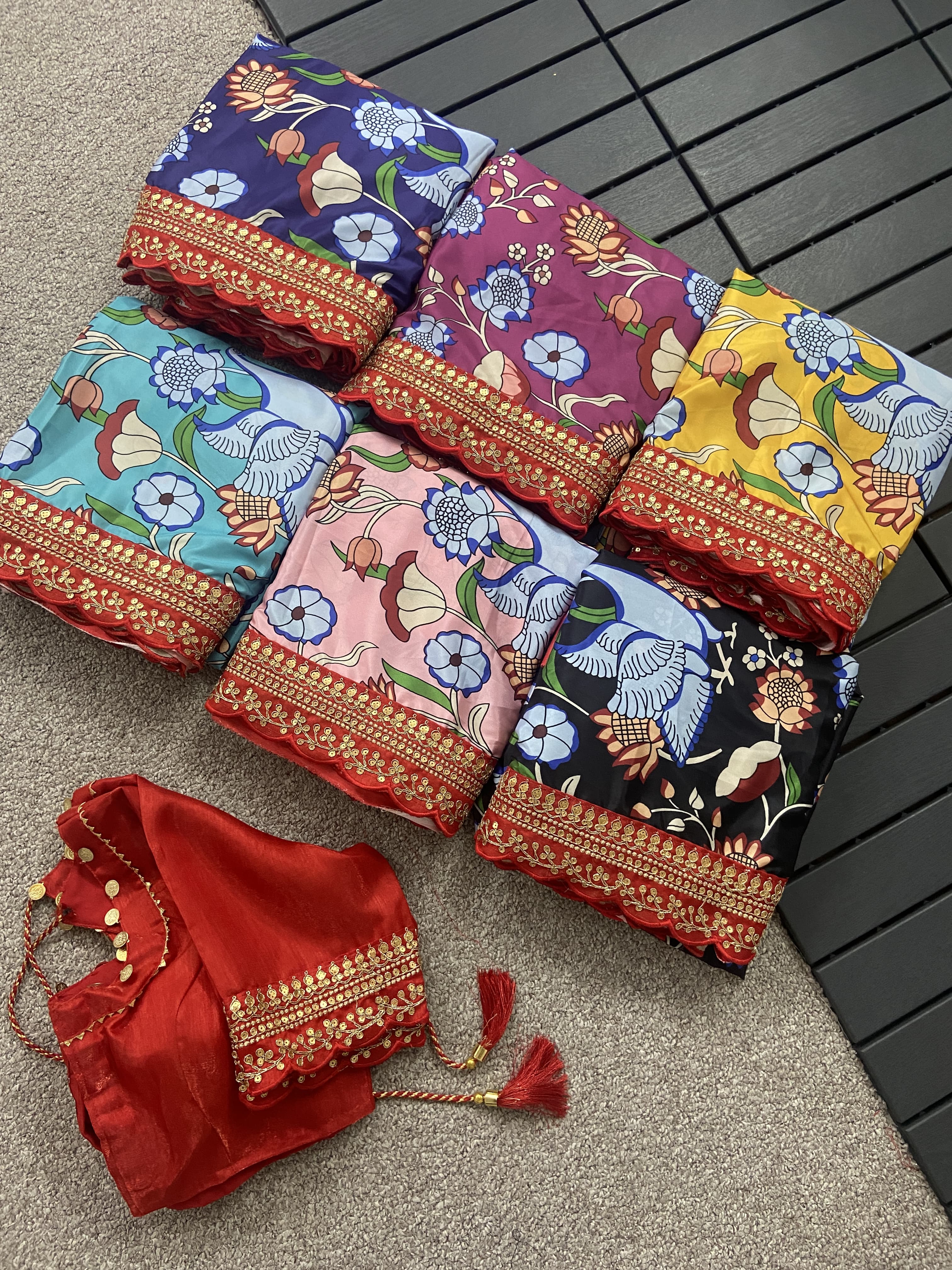 Beautiful Designer Soft Mangalagiri Silk Saree