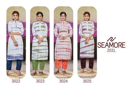 Beautiful Designer Pure Cotton Schiffli Kurti (549x04)