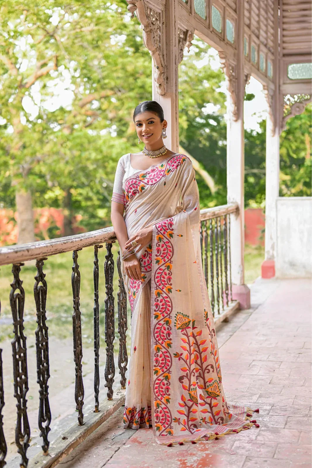 Beautiful Designer Premium Soft Muga Silk Saree
