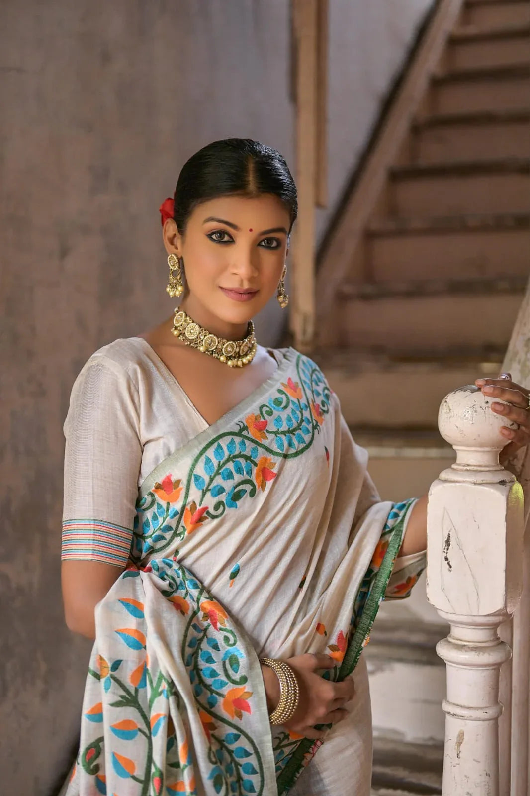 Beautiful Designer Premium Soft Muga Silk Saree