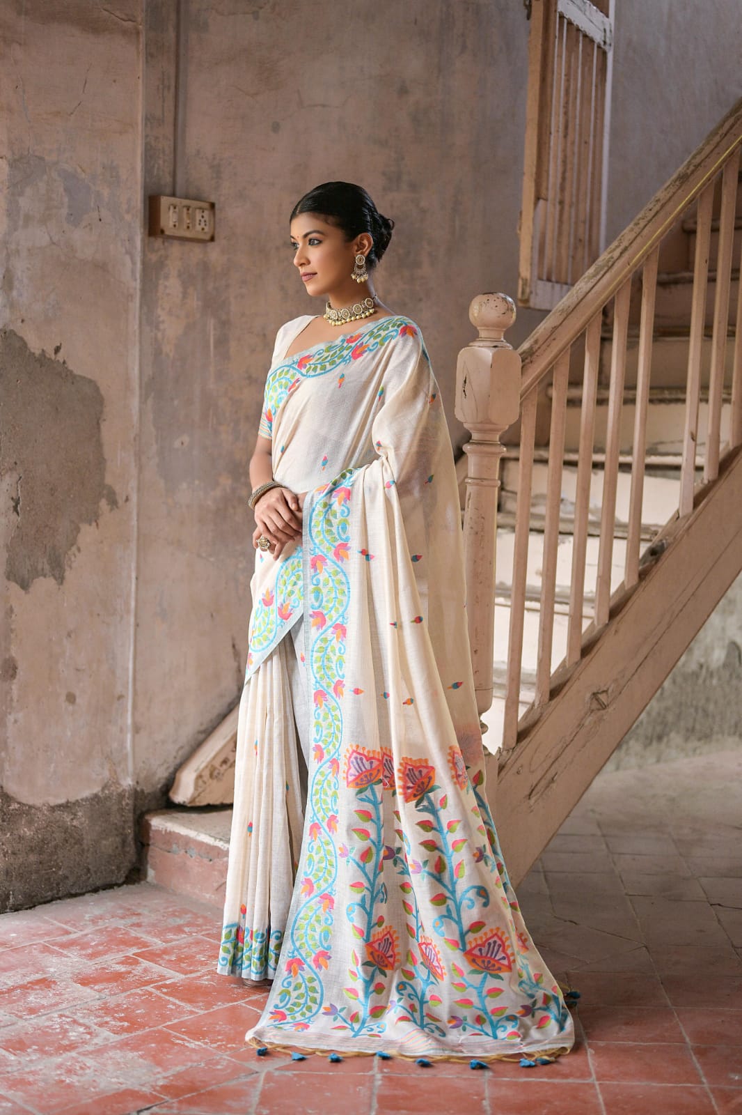 Beautiful Designer Premium Soft Muga Silk Saree