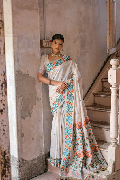 Beautiful Designer Premium Soft Muga Silk Saree