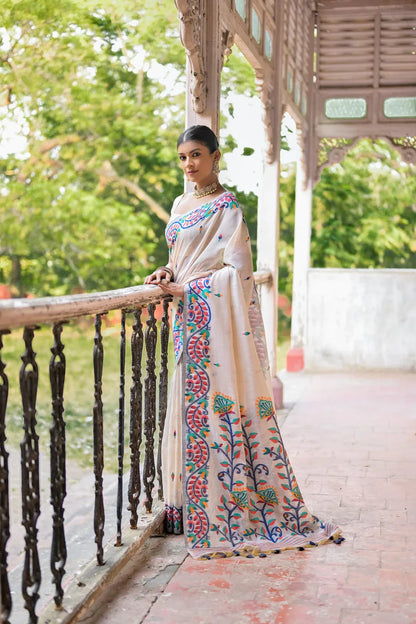 Beautiful Designer Premium Soft Muga Silk Saree