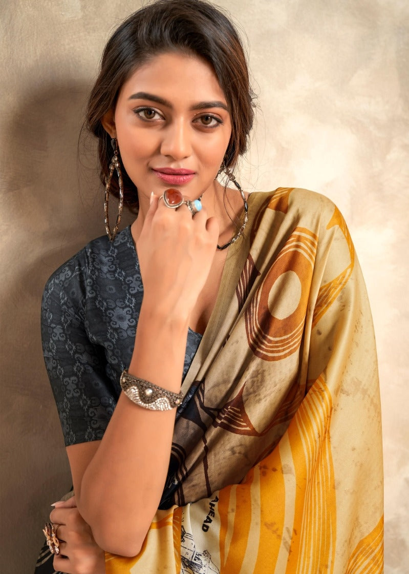 Beautiful Designer Rajpath Jasmine Crape Silk Saree