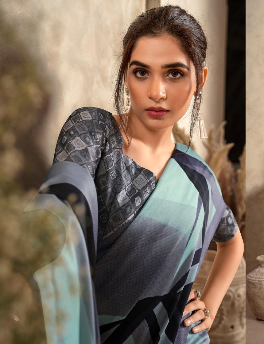 Beautiful Designer Rajpath Jasmine Crape Silk Saree