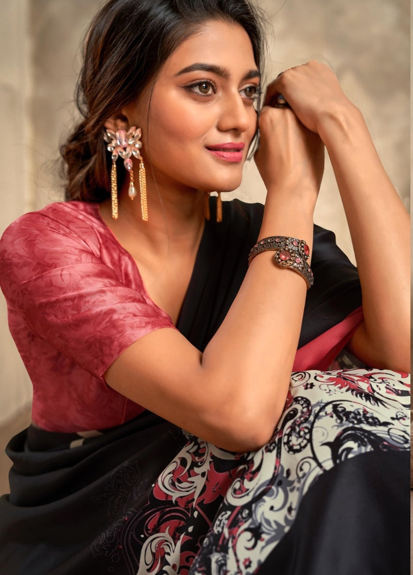 Beautiful Designer Rajpath Jasmine Crape Silk Saree