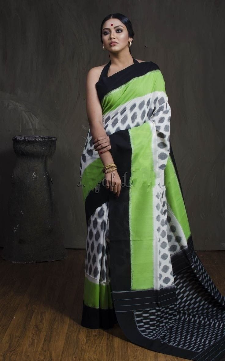 Beautiful Designer Soft Linen Cotton Digital Print Saree