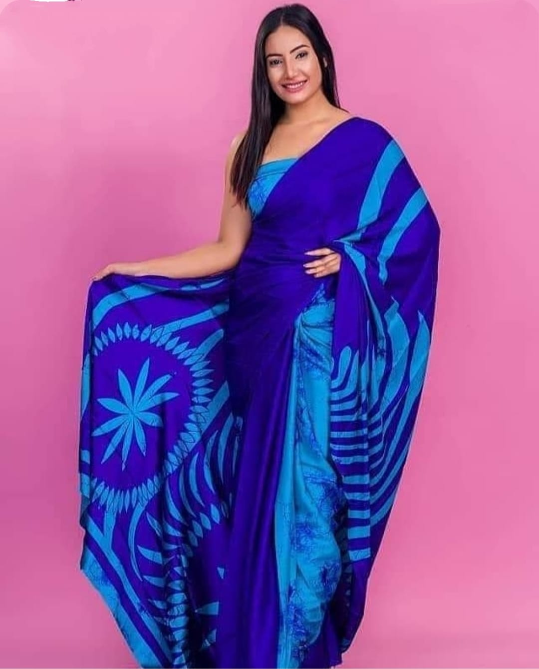 Beautiful Designer Soft Cotton Digital Print Saree