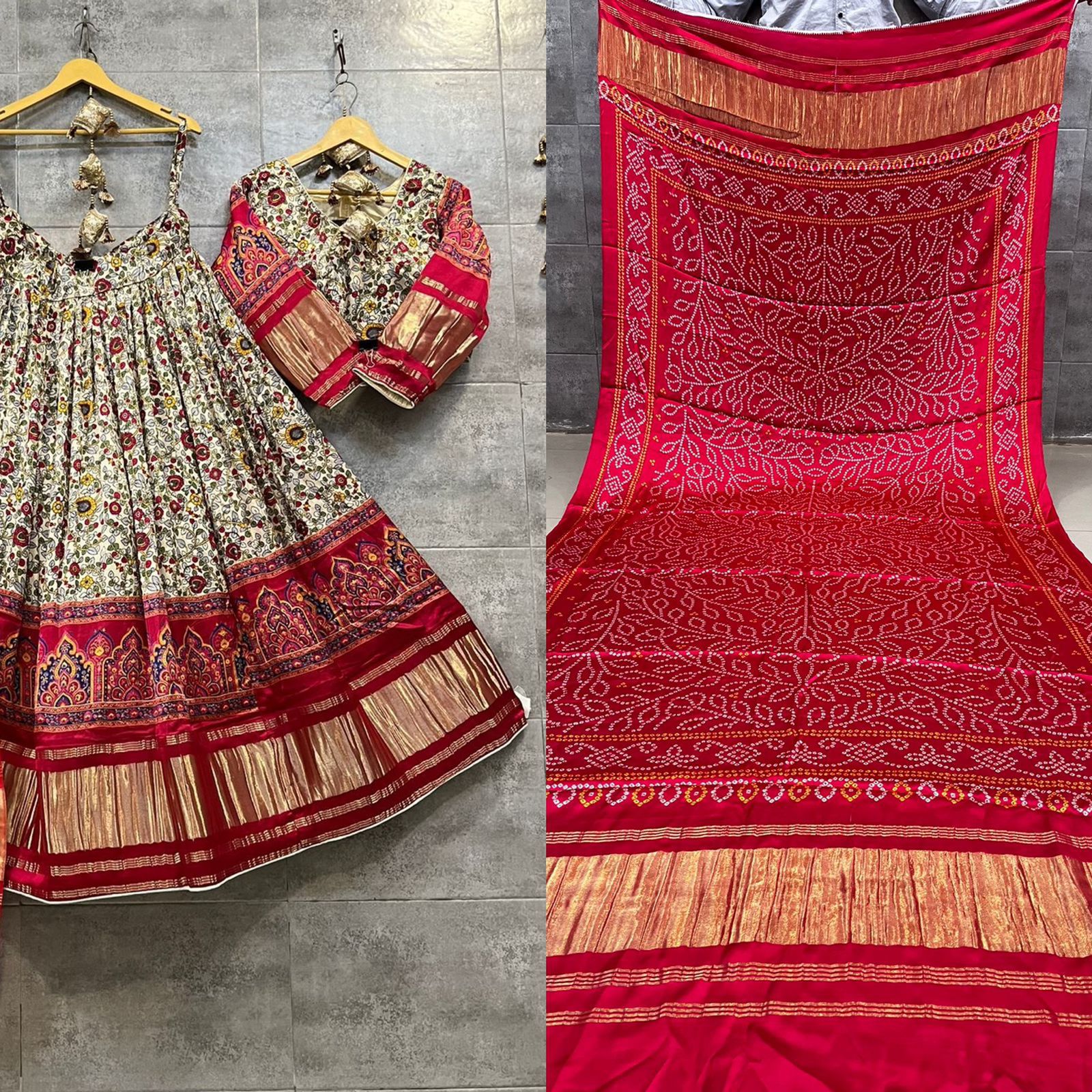 Beautiful Wedding Designer Pure Gajji Silk Lehenga Choli
