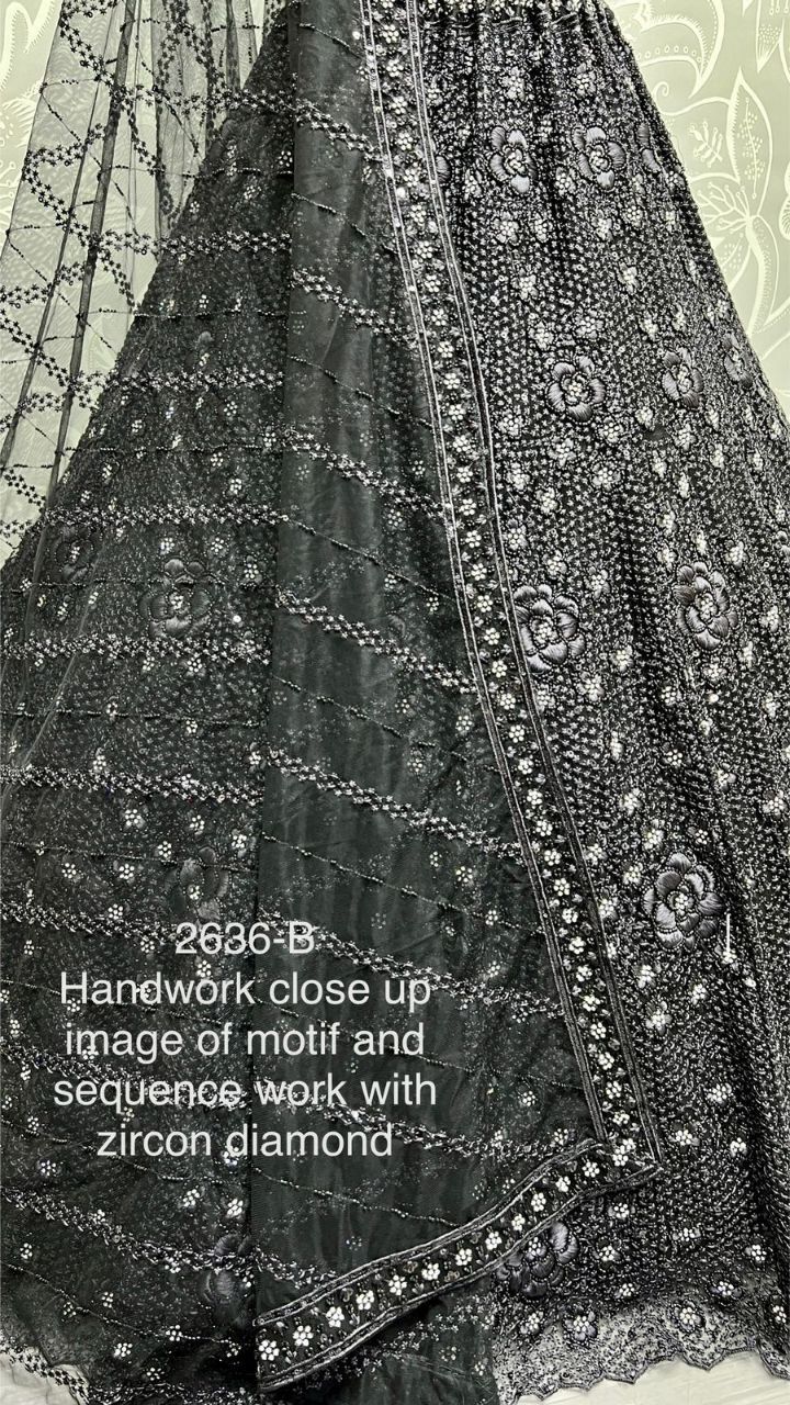 Beautiful Designer Heavy Velvet with Sequence Lehenga Choli