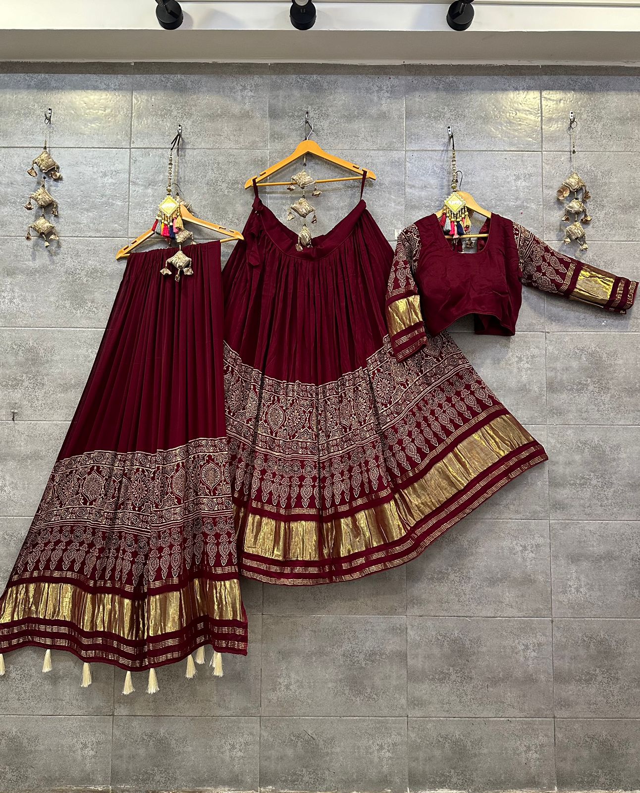 Beautiful Designer Gajji Silk Digital Print Chaniya Choli