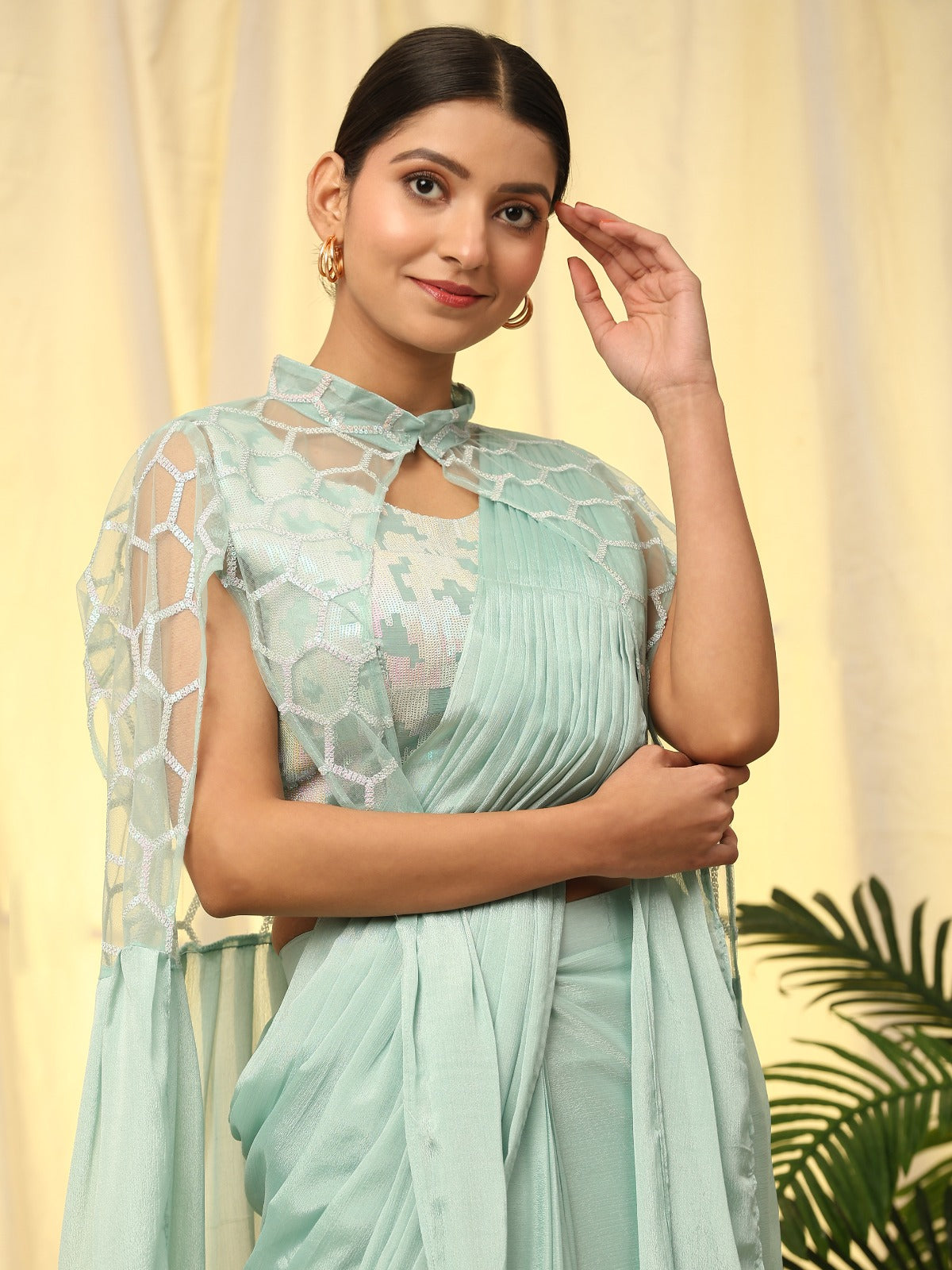 Beautiful Designer Party Wear Ready to Wear Saree