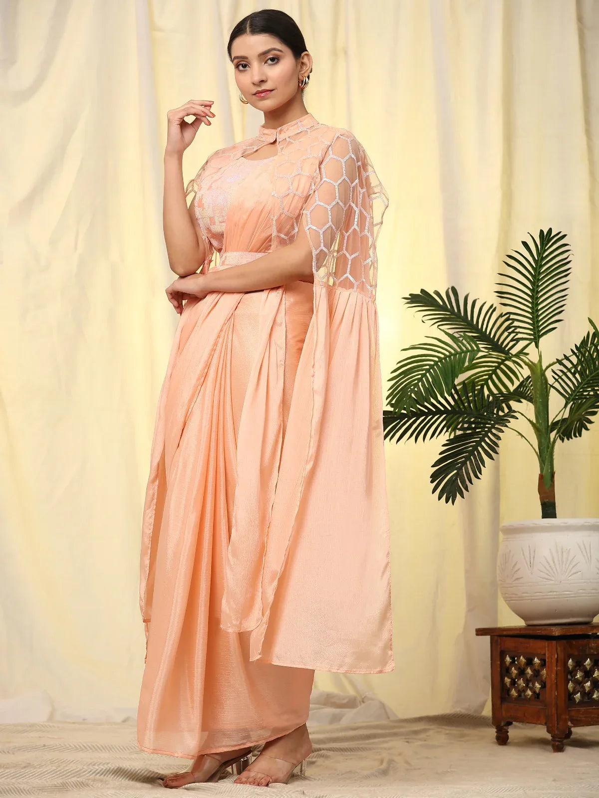 Beautiful Designer Party Wear Ready to Wear Saree