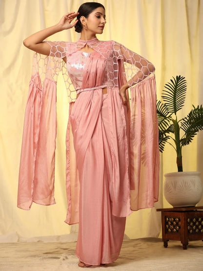 Beautiful Designer Party Wear Ready to Wear Saree