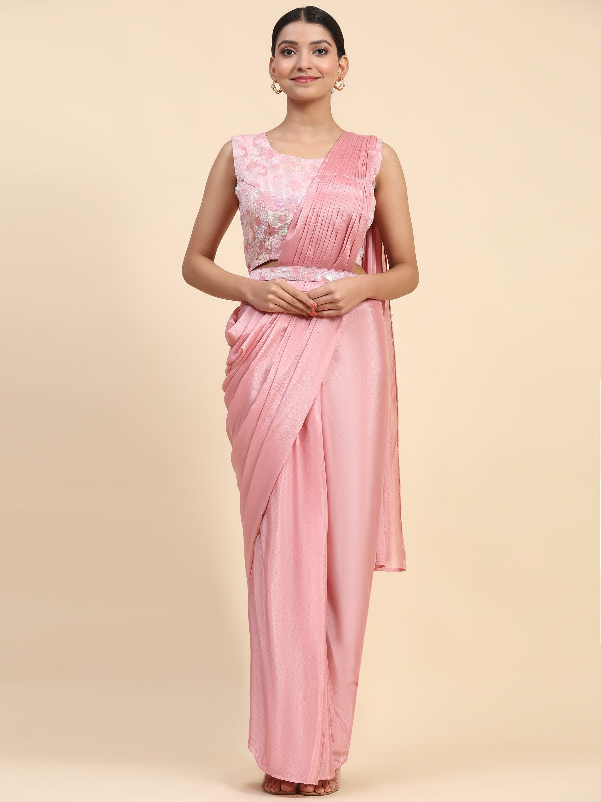 Beautiful Designer Party Wear Ready to Wear Saree