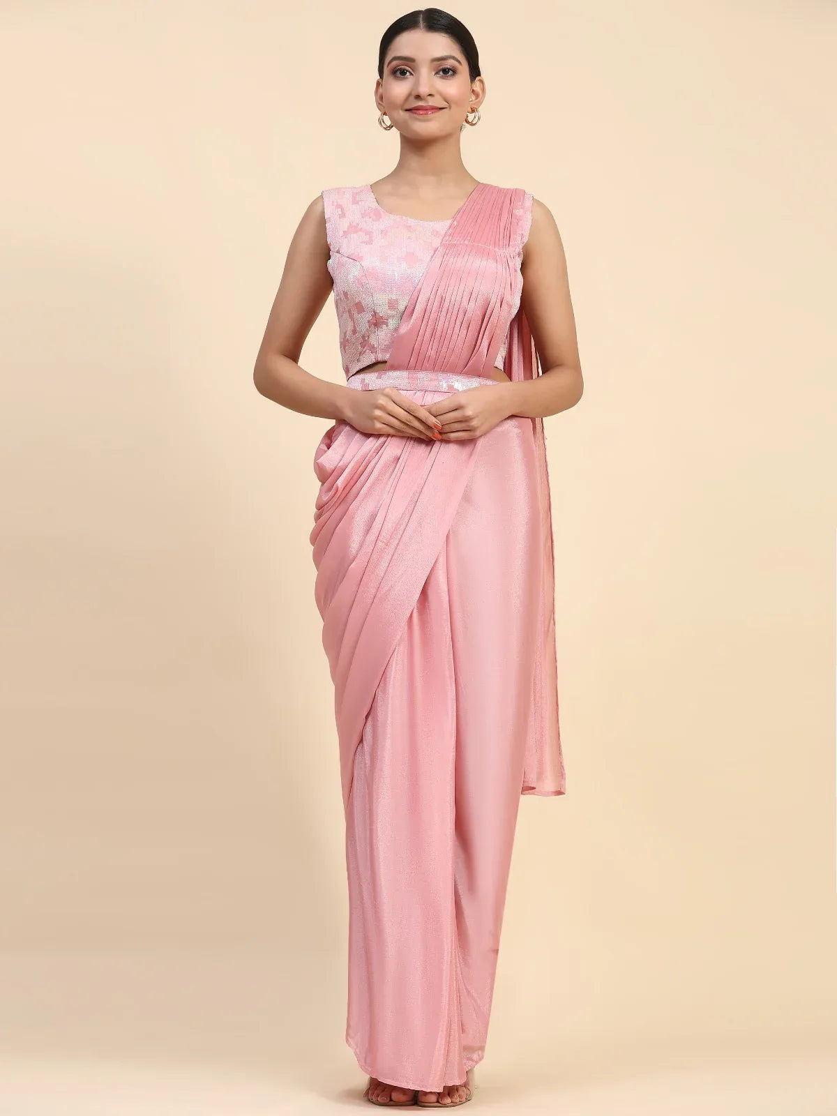Beautiful Designer Party Wear Ready to Wear Saree