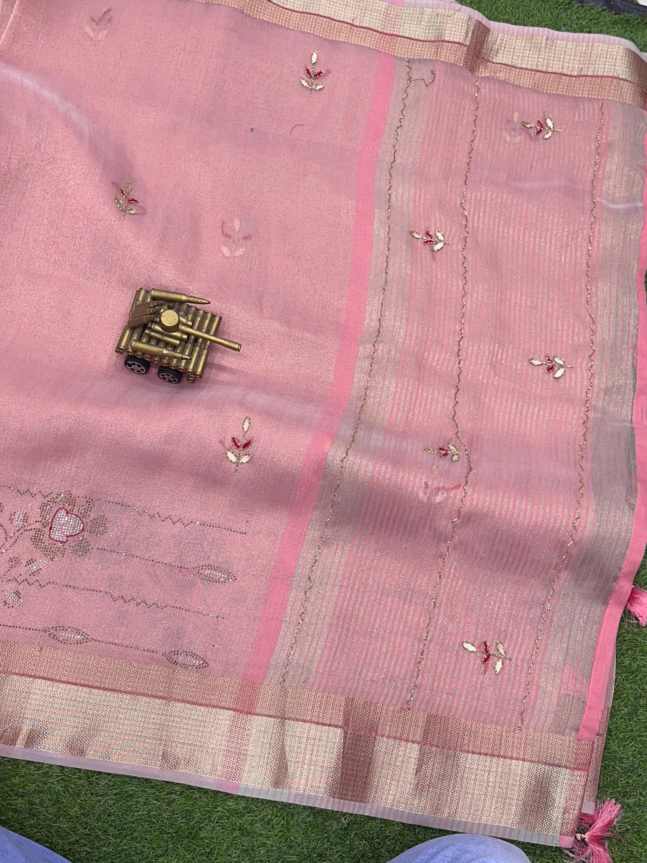 Beautiful Designer Soft Organza Silk Saree